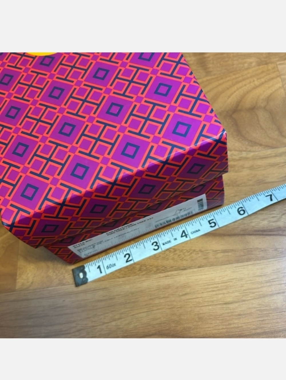Tory Burch Pink and Purple Logo Box - Picture 5 of 5